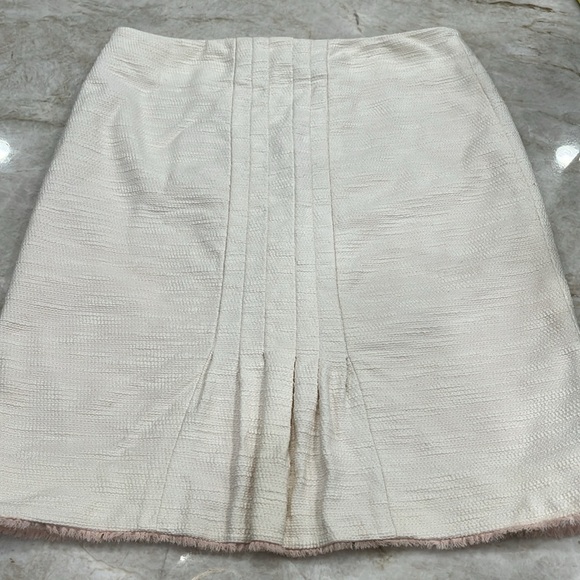 Lily Pulitzer | Fenmore Boucle Pencil Skirt | Cream | Women's Size 8 - Picture 5 of 13